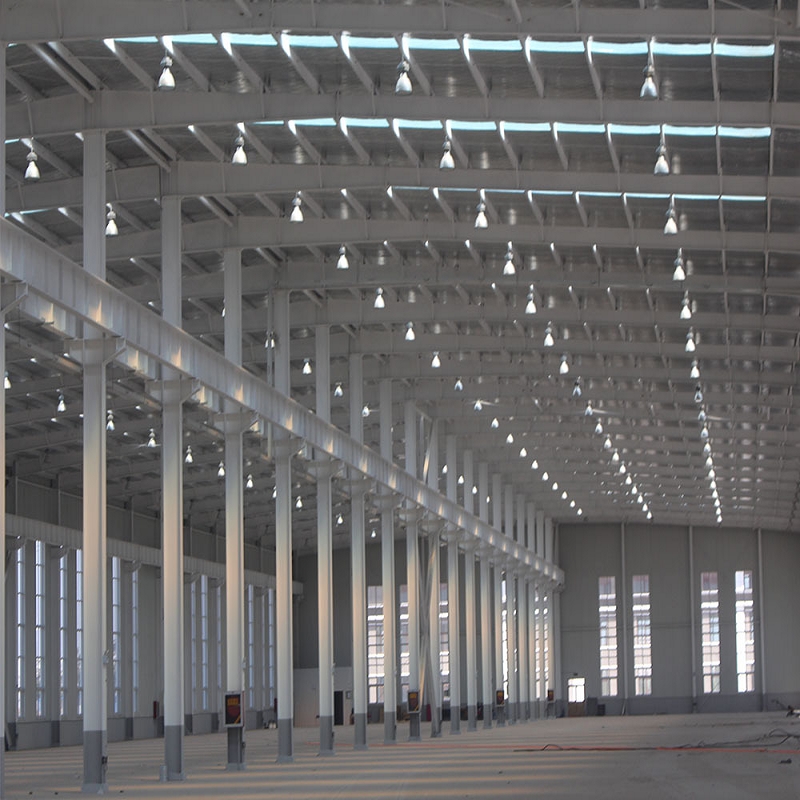 ISO 3 Storey Industrial Steel Building Single Slope
